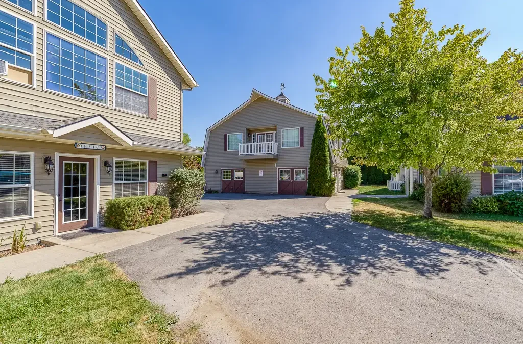 Office Exterior with Nearby Cottages Office Exterior with Nearby Cottages